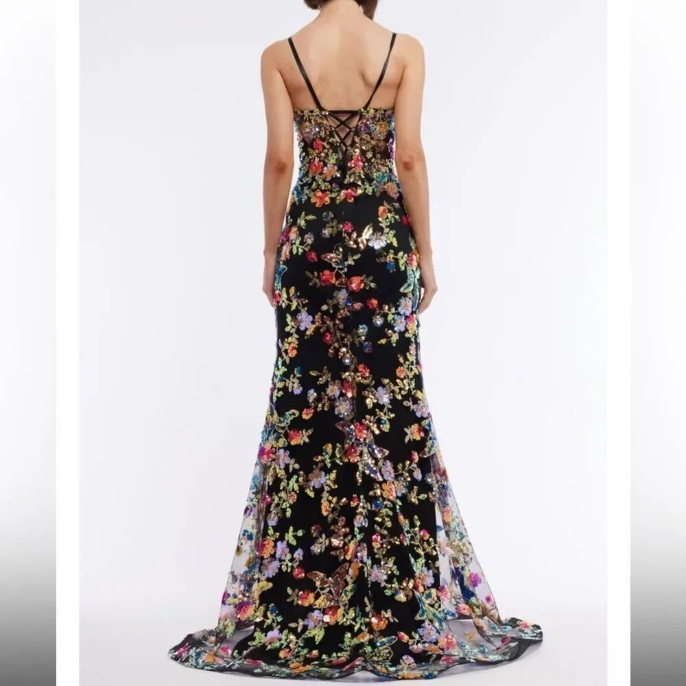 VIENNA SEQUIN PROM DRESS - Picture 2 of 10
